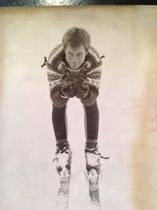 After setting the world speed record, CB became a skiwear designer. 