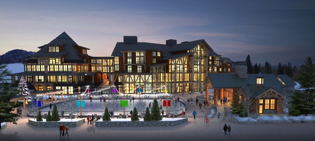  Plans to start construction this spring on a new Children's Adventure Center at Spruce Peak at Stowe Mountain Resort — plus a new adult-focused club house, ice skating rink and an underground parking garage — were announced Saturday, Jan. 24 at the resort. The facilities, whose preliminary cost estimates were pegged at around $80 million, are scheduled to be completed in the fall of 2015 before the 2015-16 ski season begins.