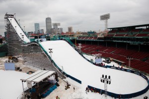 Four stories high, #BIgAirFenway is scary big